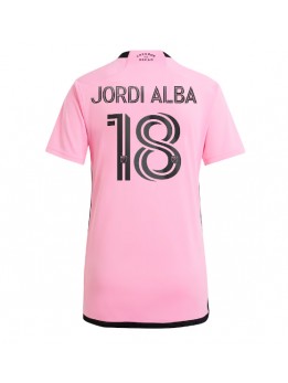 Inter Miami Jordi Alba #18 Zenski Domaci Dres 2024-25 Kratak Rukavima